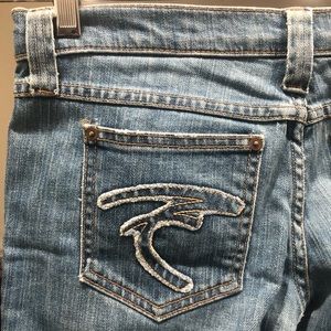 Frankie B frayed jeans